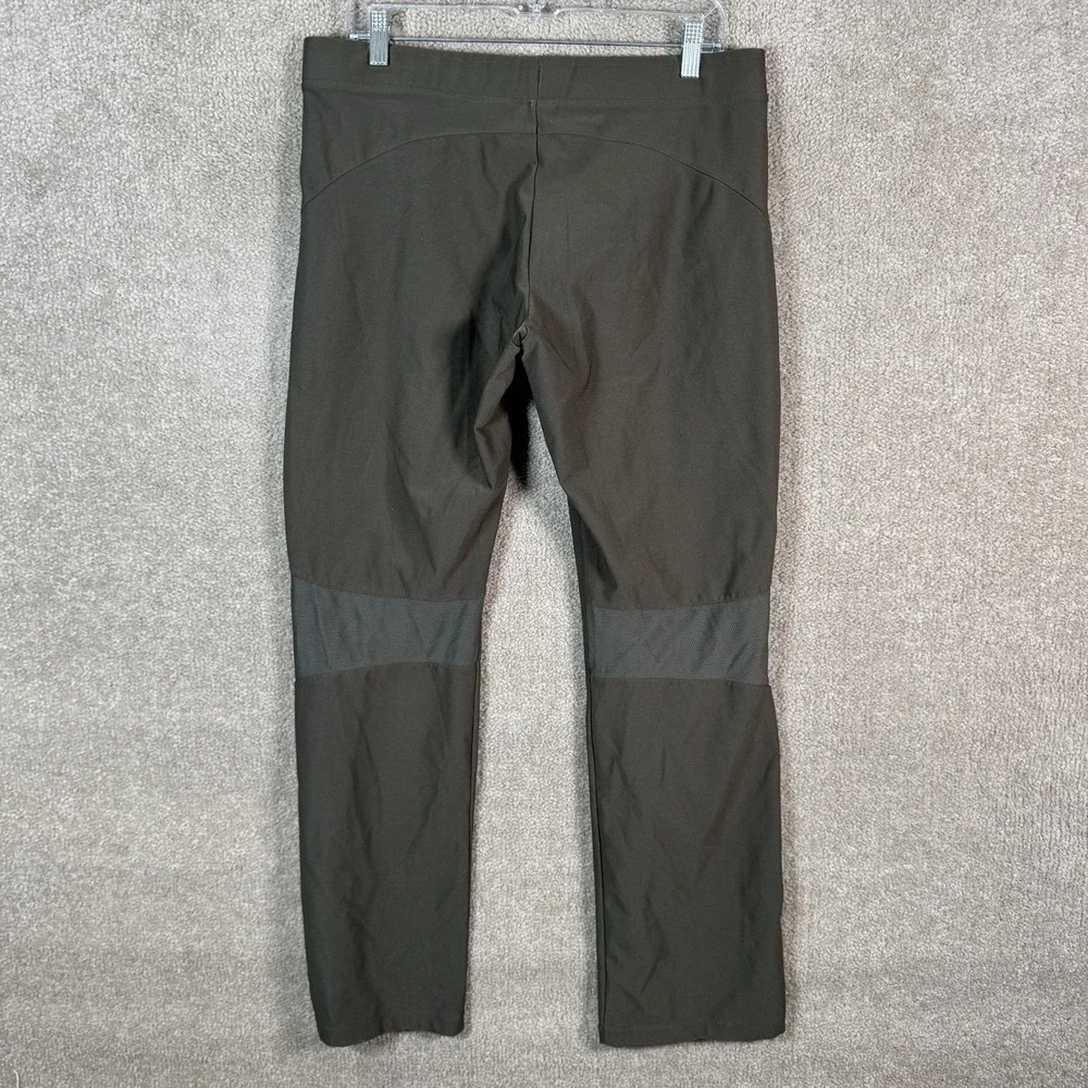 Nike‎ FITDRY Track Pants Womens Large Green Running Athletic Elastic Waist Yoga
